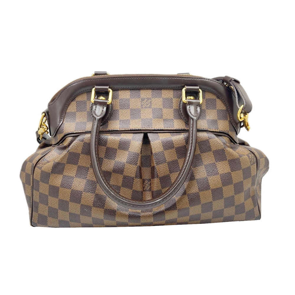 Louis Vuitton Damier Trevi Handbag Shoulder Bag Brown